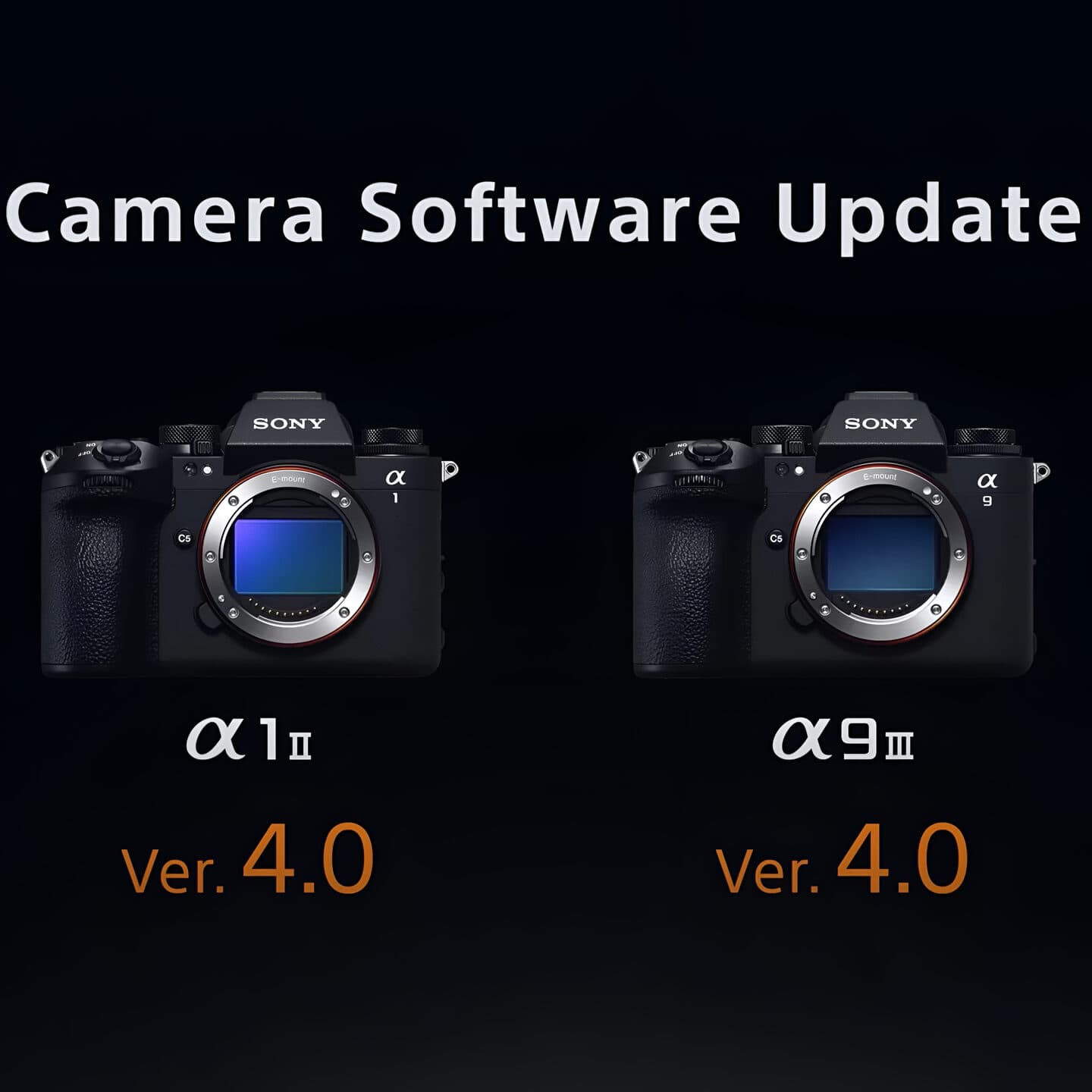 Камеры Sony a1 II и a9 III