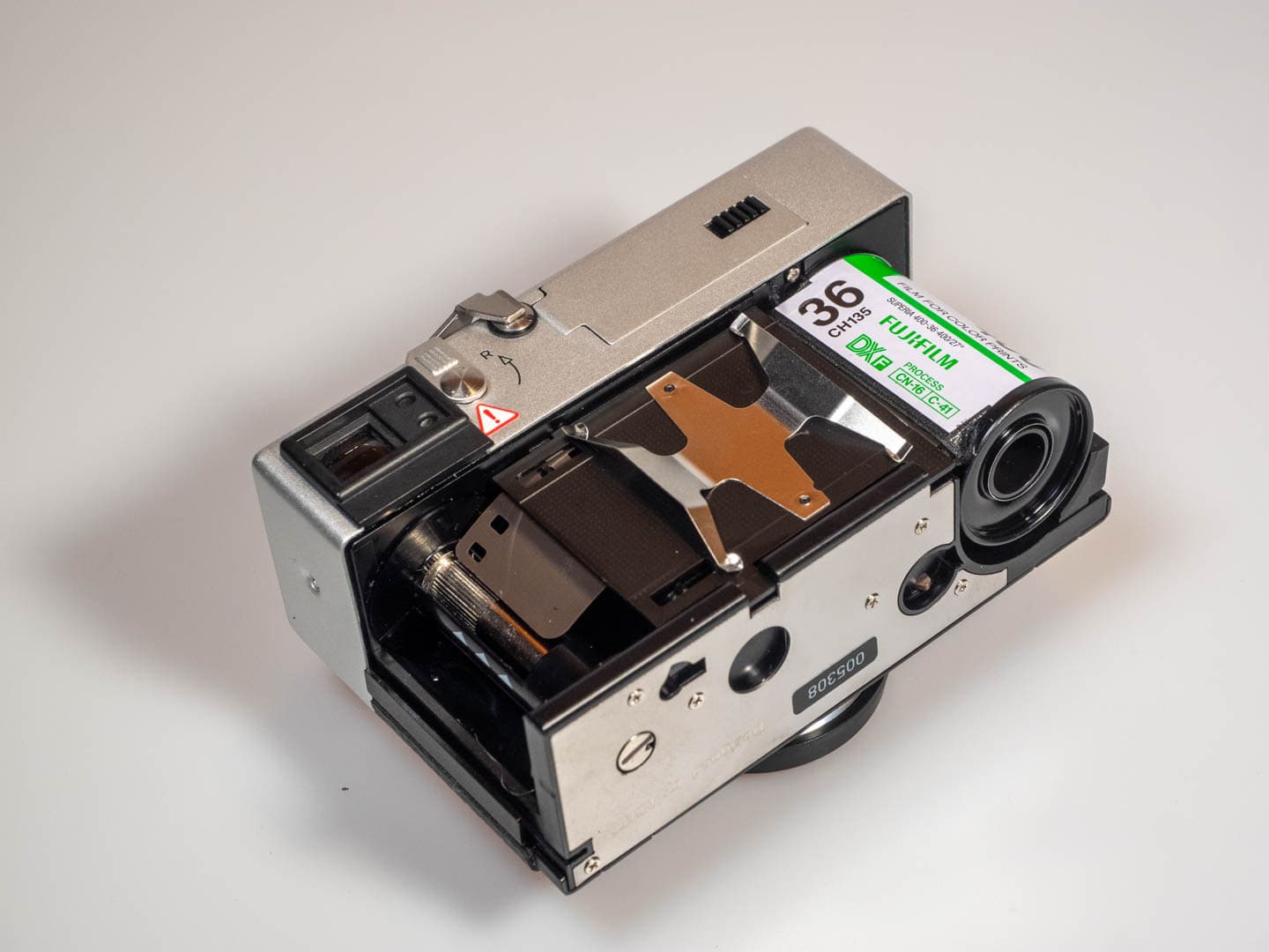 Rollei 35AF установка плёнки