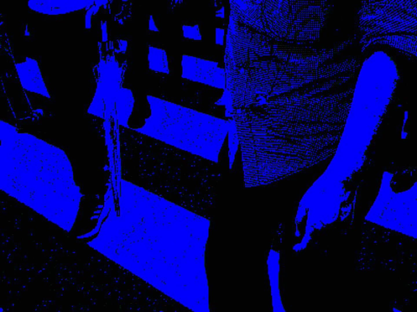 Пример снимка с синим фильтром на Kodak Charmera