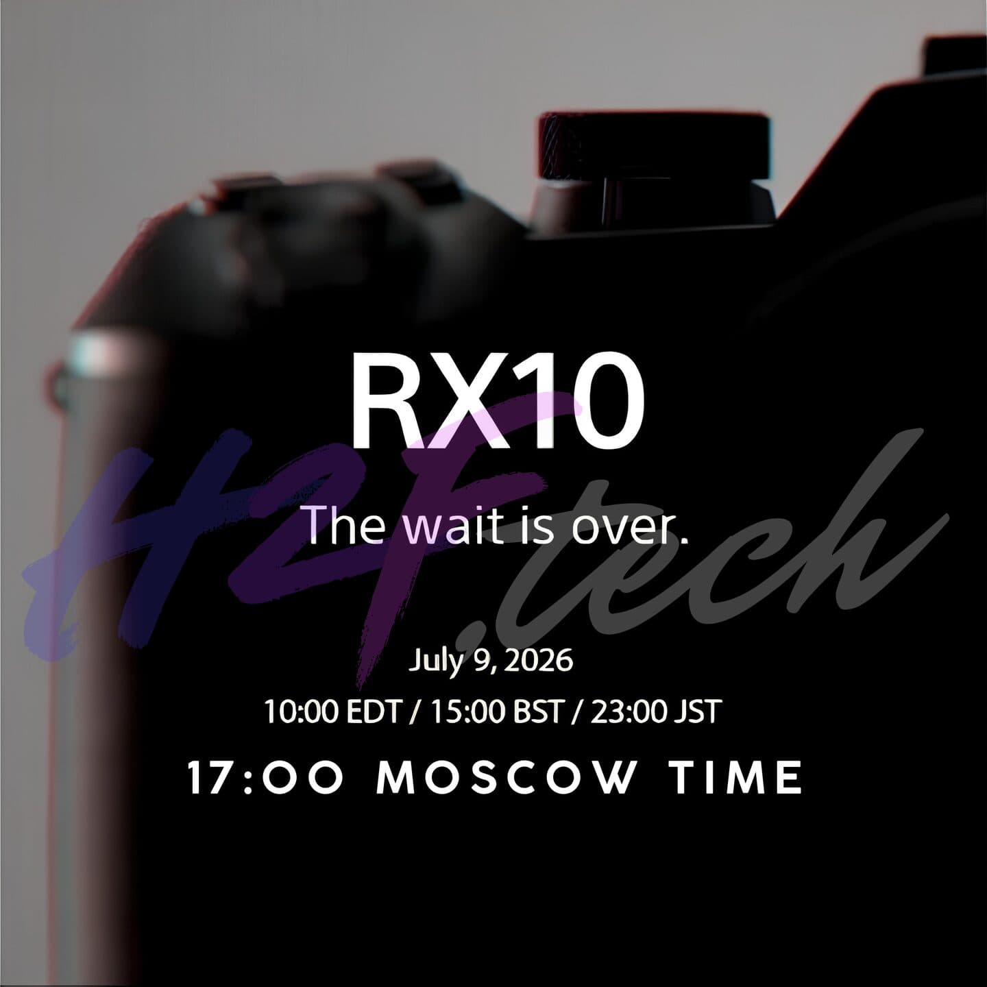 Sony RX10 тизер новой камеры