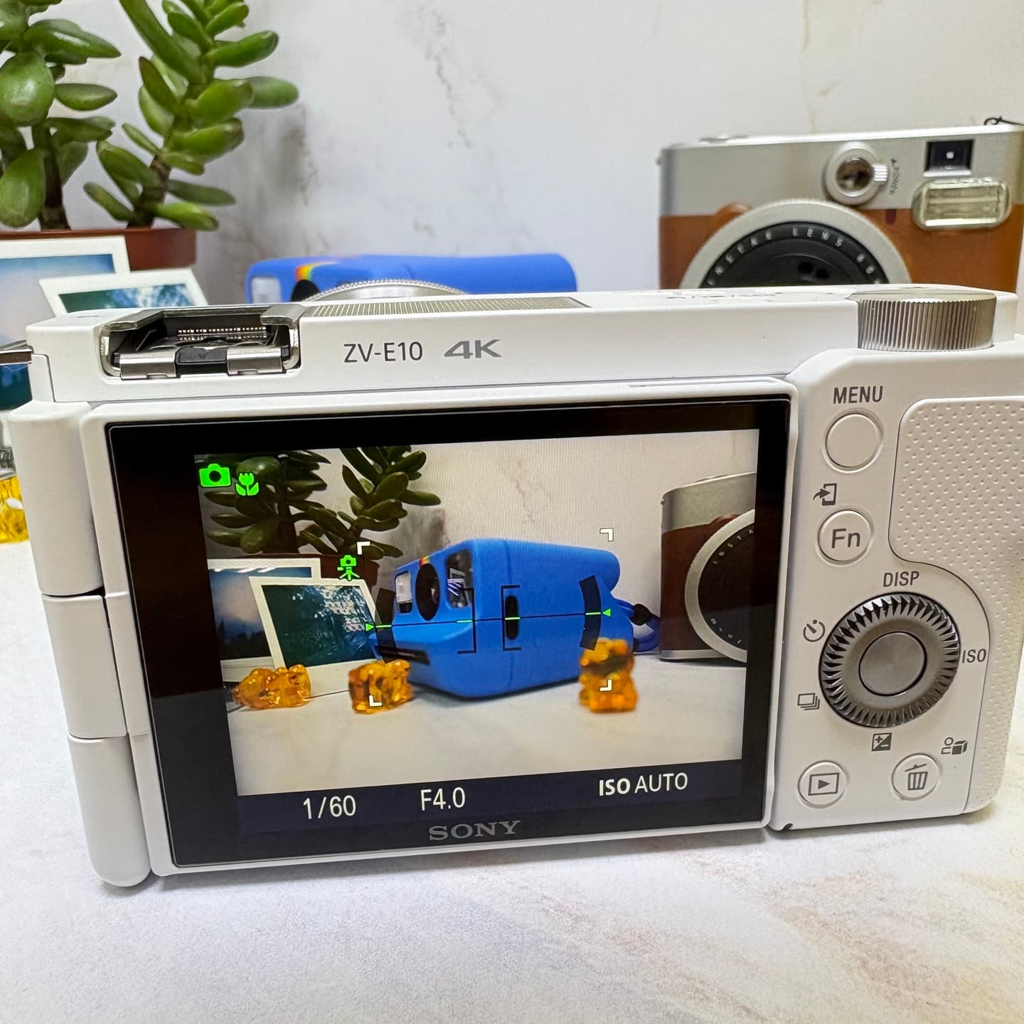 Дисплей Sony ZV-E10 яркий и передаёт сочные цвета