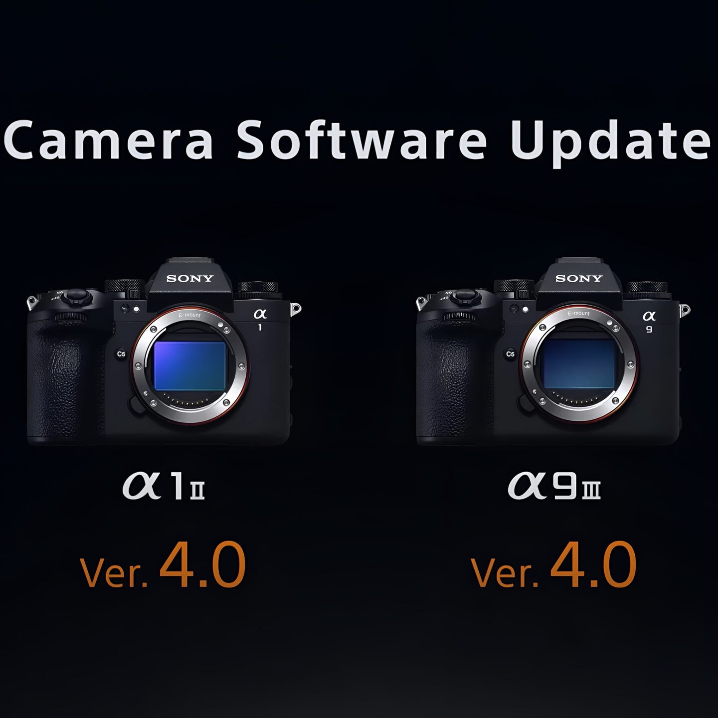 Камеры Sony a1 II и a9 III