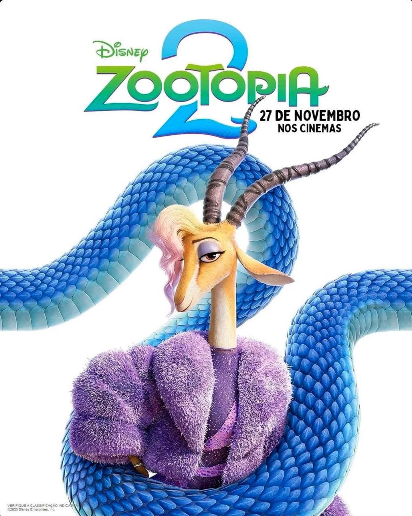 Disney показал новые постеры «Зверополиса 2»