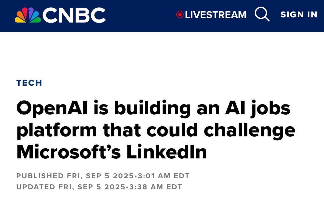OpenAI бросает вызов LinkedIn